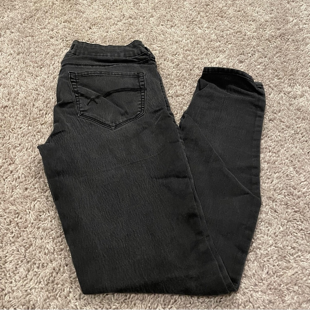 Bullhead skinny jeans black size 7 inseam 28”
